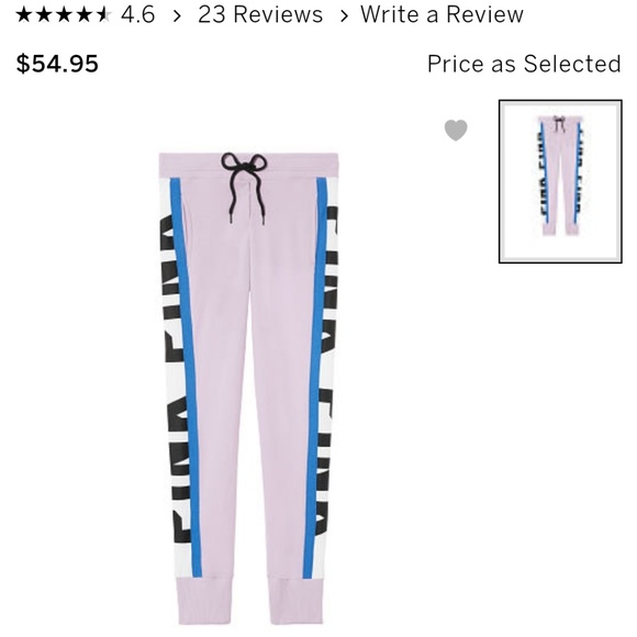 🚫SOLD🚫Victoria's Secret PINK  jogger sweatpants - Picture 8 of 8